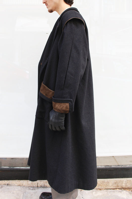 Austian Black Overcoat