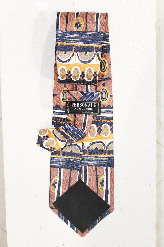 GEOMETRIC SILK TIE