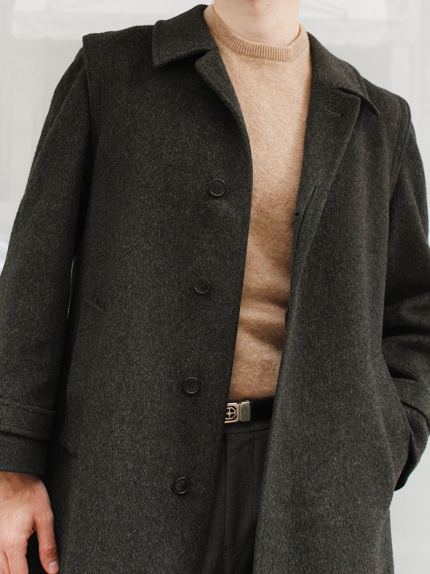 Maxi Gray Overcoat