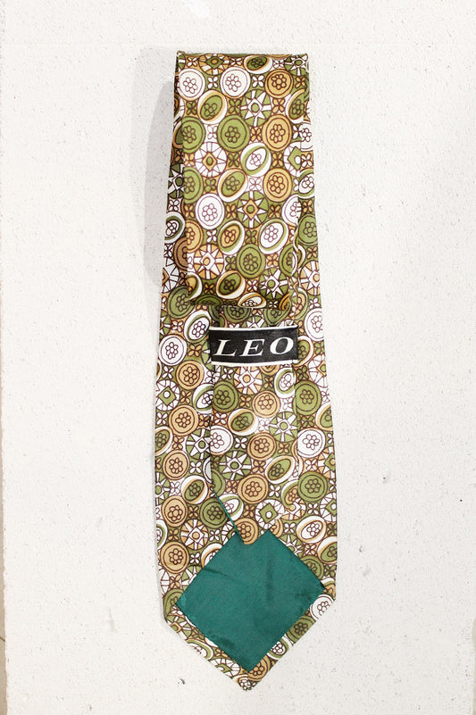 GEOMETRIC SILK TIE