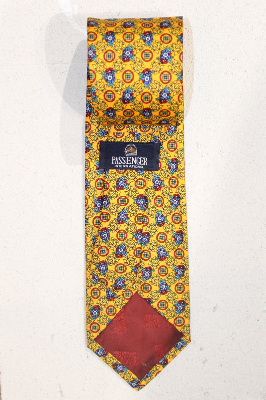 GEOMETRIC SILK TIE