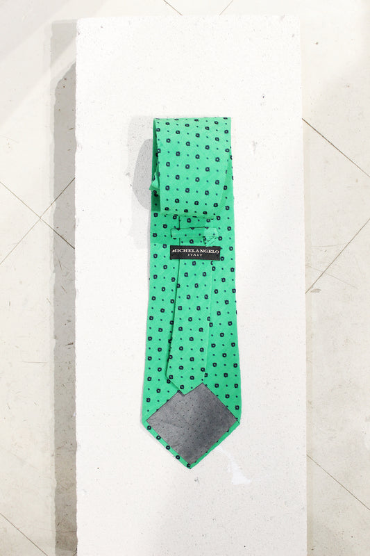 GEOMETRIC SILK TIE