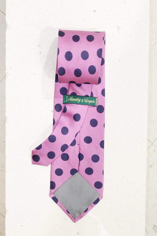 POLKA DOT SILK TIE