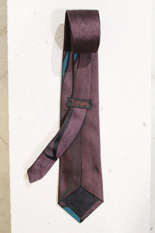GEOMETRIC SILK TIE