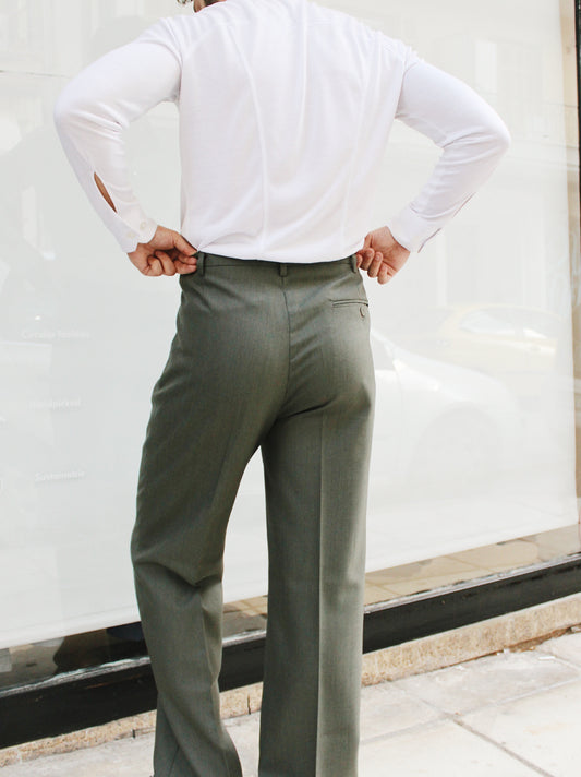 OLIVE OFFICE PANTS
