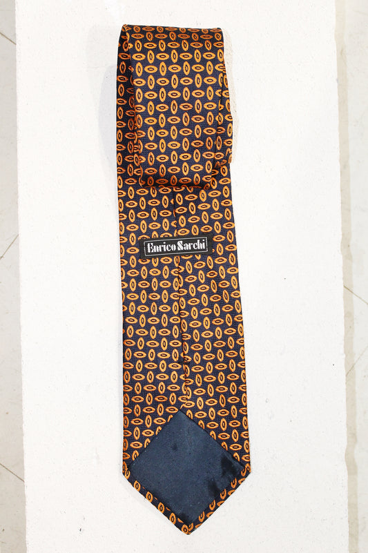 GEOMETRIC SILK TIE