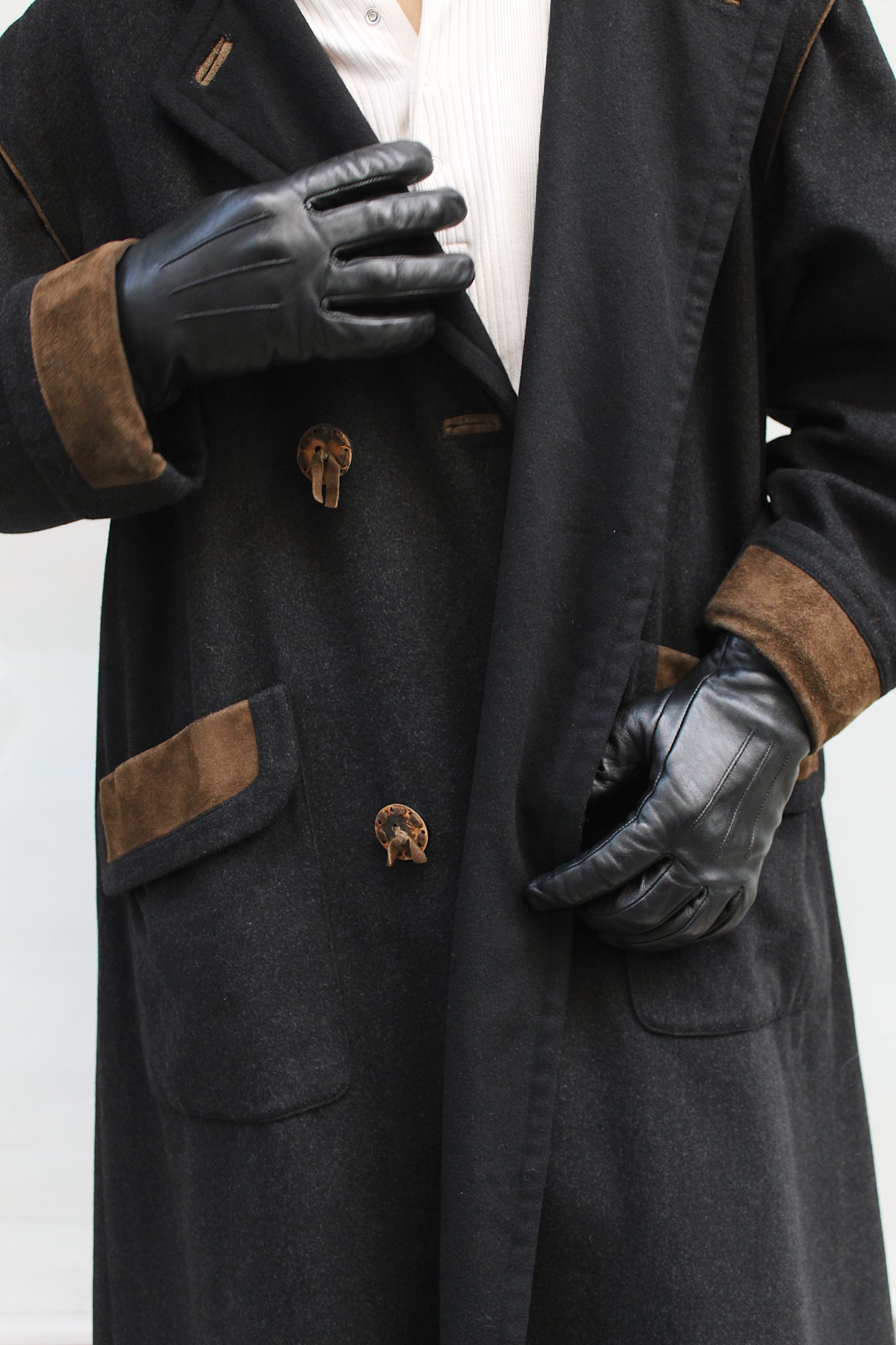 Austian Black Overcoat