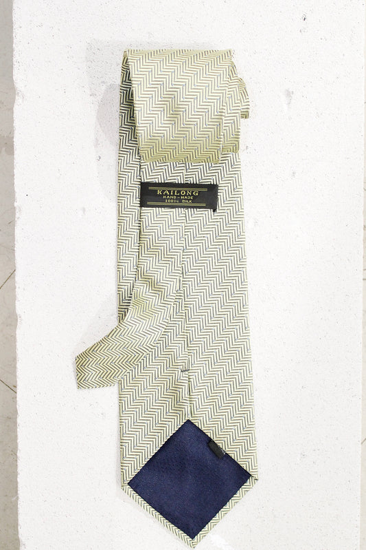 GEOMETRIC SILK TIE