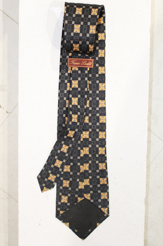 GEOMETRIC SILK TIE