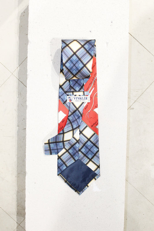 GEOMETRIC SILK TIE