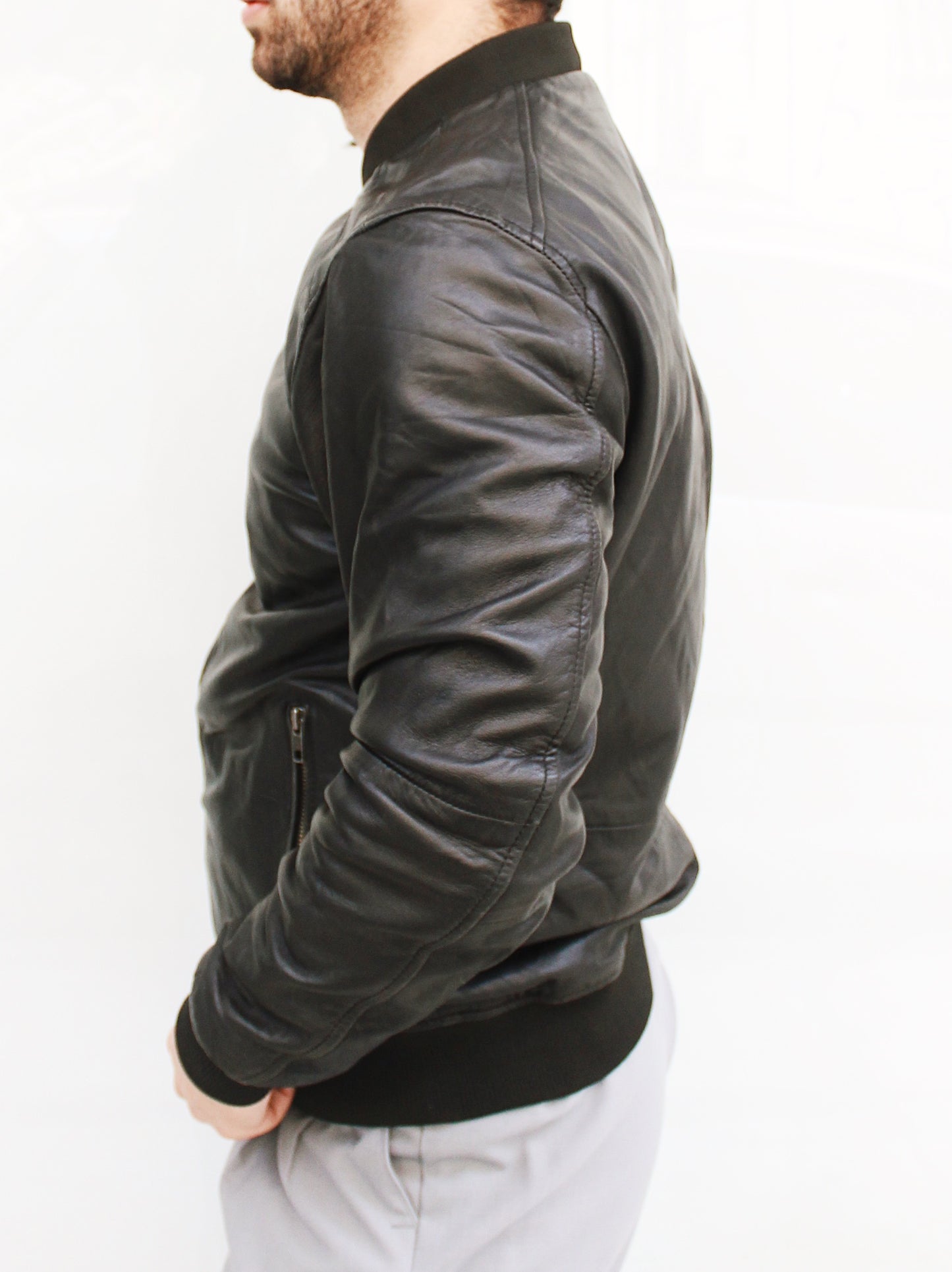 BOMBER BLACK JACKET