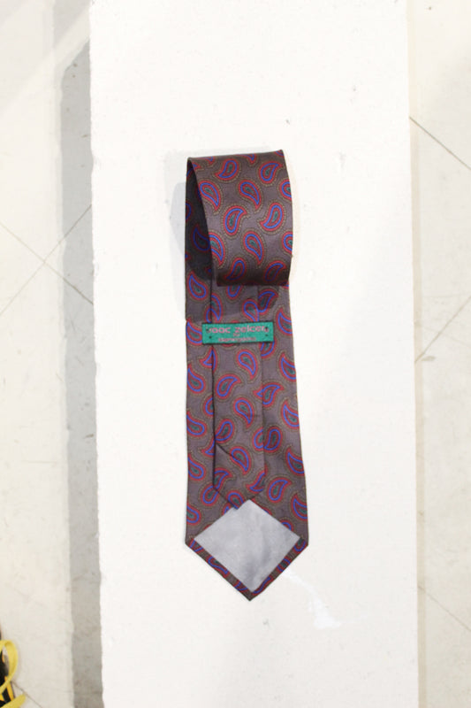 GEOMETRIC SILK TIE