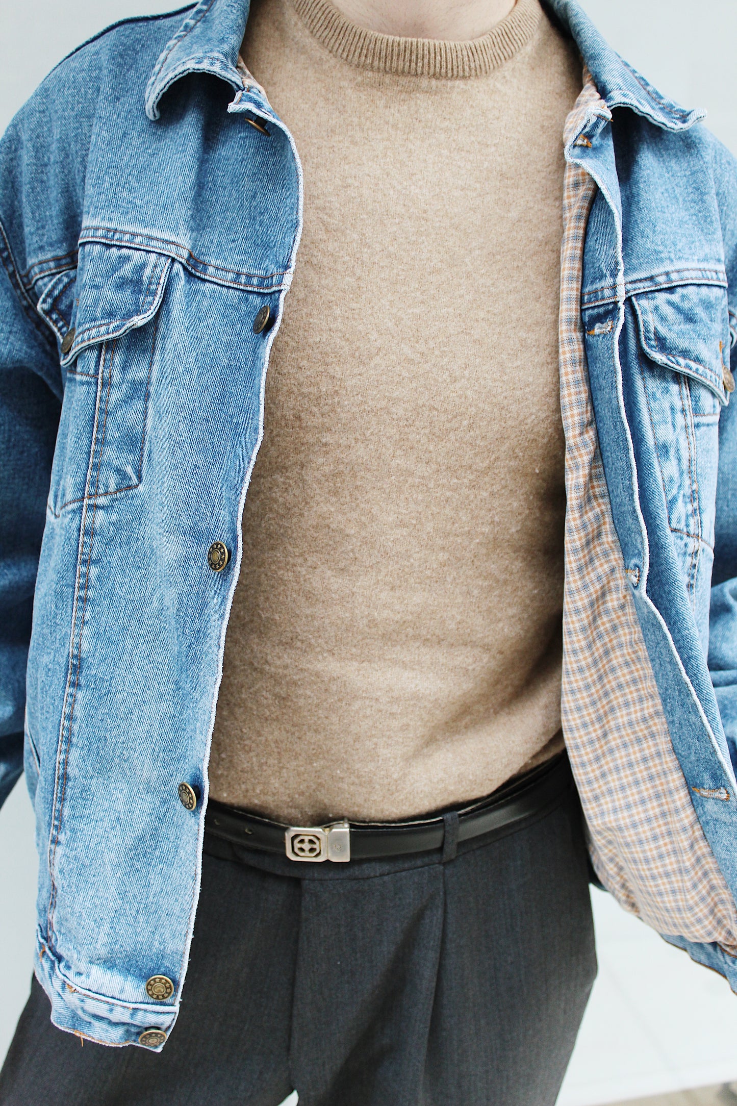 DENIM BOMBER JACKET