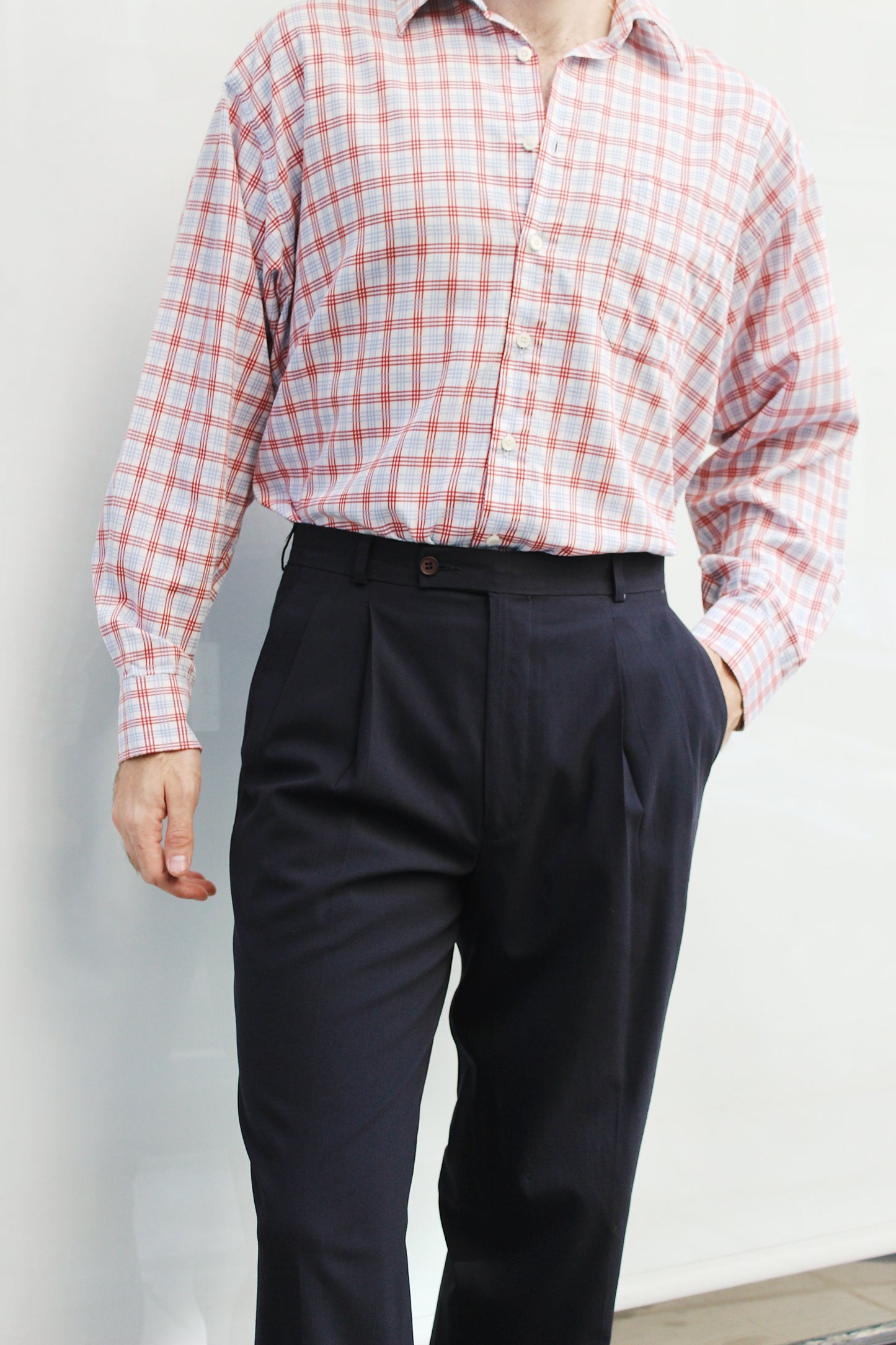 NAVY BLUE OFFICE PANTS