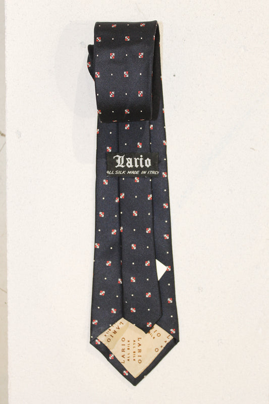 GEOMETRIC SILK TIE