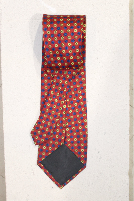 GEOMETRIC SILK TIE