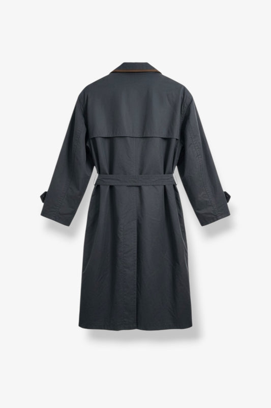 Bugatti Dark Gray Trench Coat