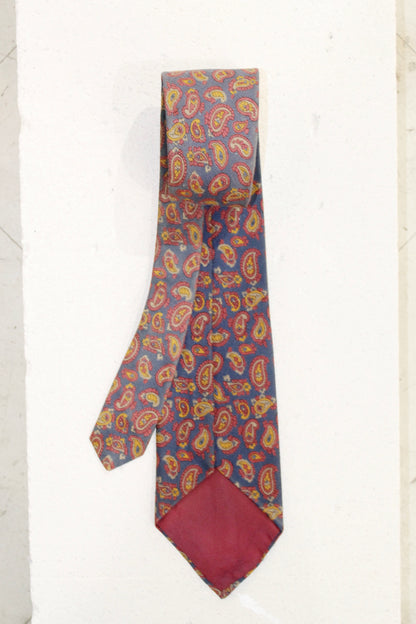 GEOMETRIC SILK TIE