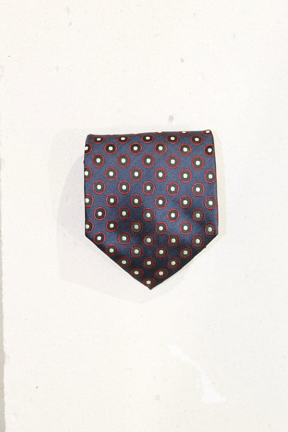 GEOMETRIC SILK TIE