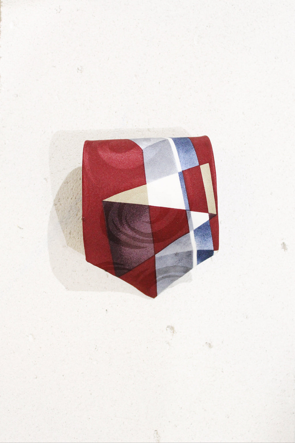 GEOMETRIC WOOL TIE