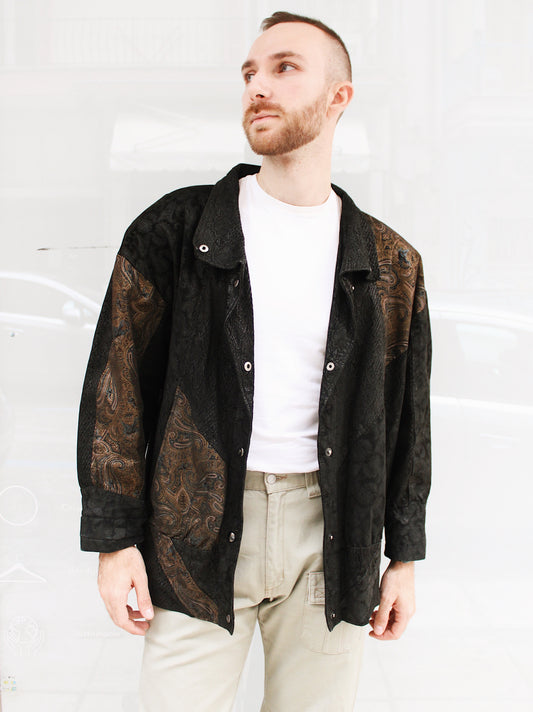 DETAILED LEATHER JACKET