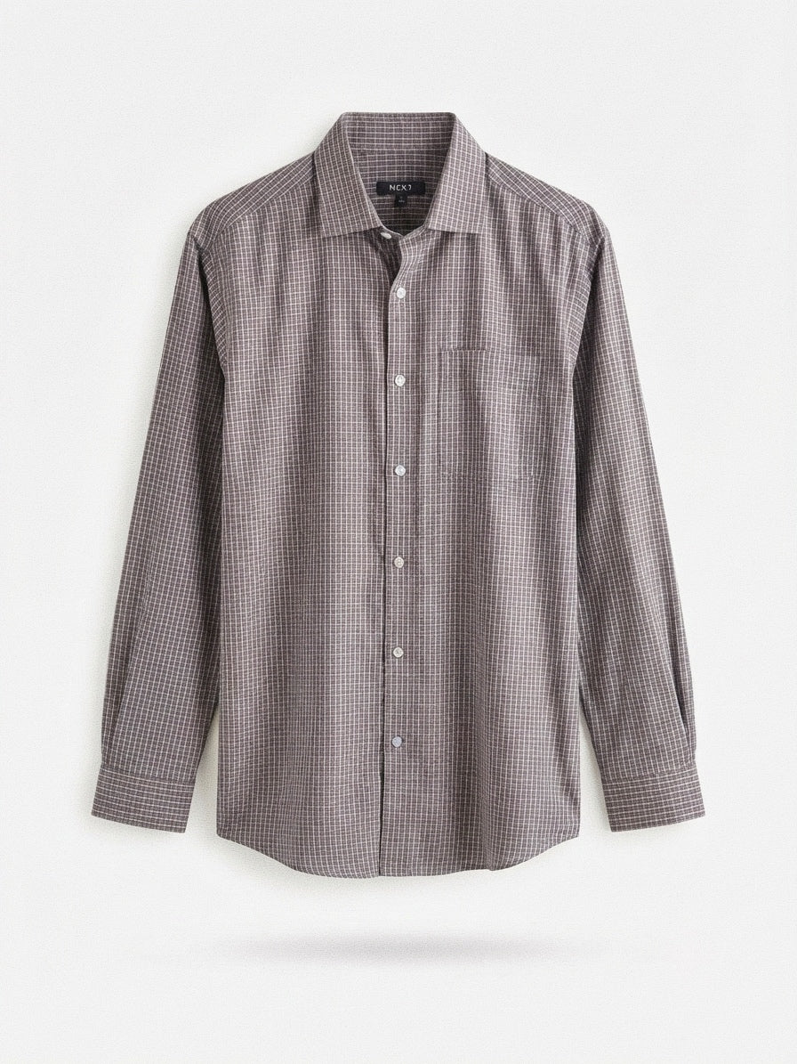 Plaid Gray Long Sleeve