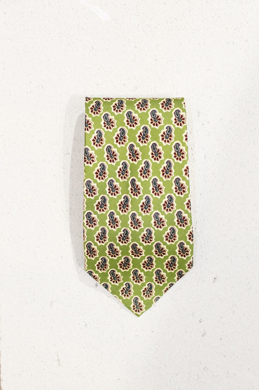 GEOMETRIC SILK TIE