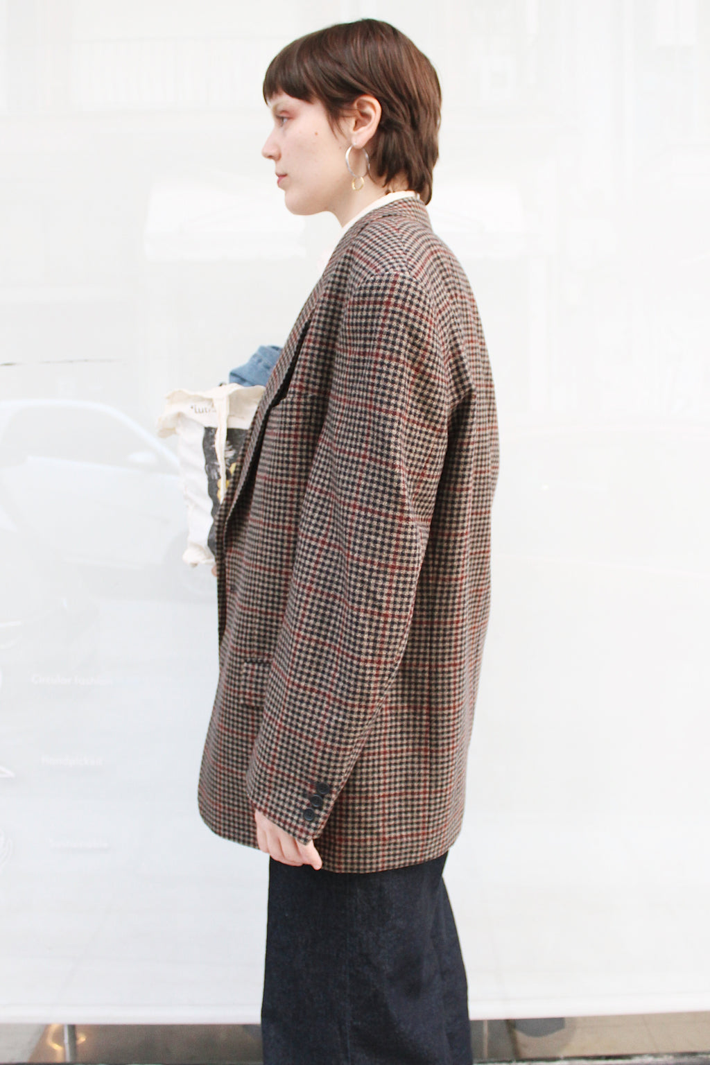 Ckeckered Blazer