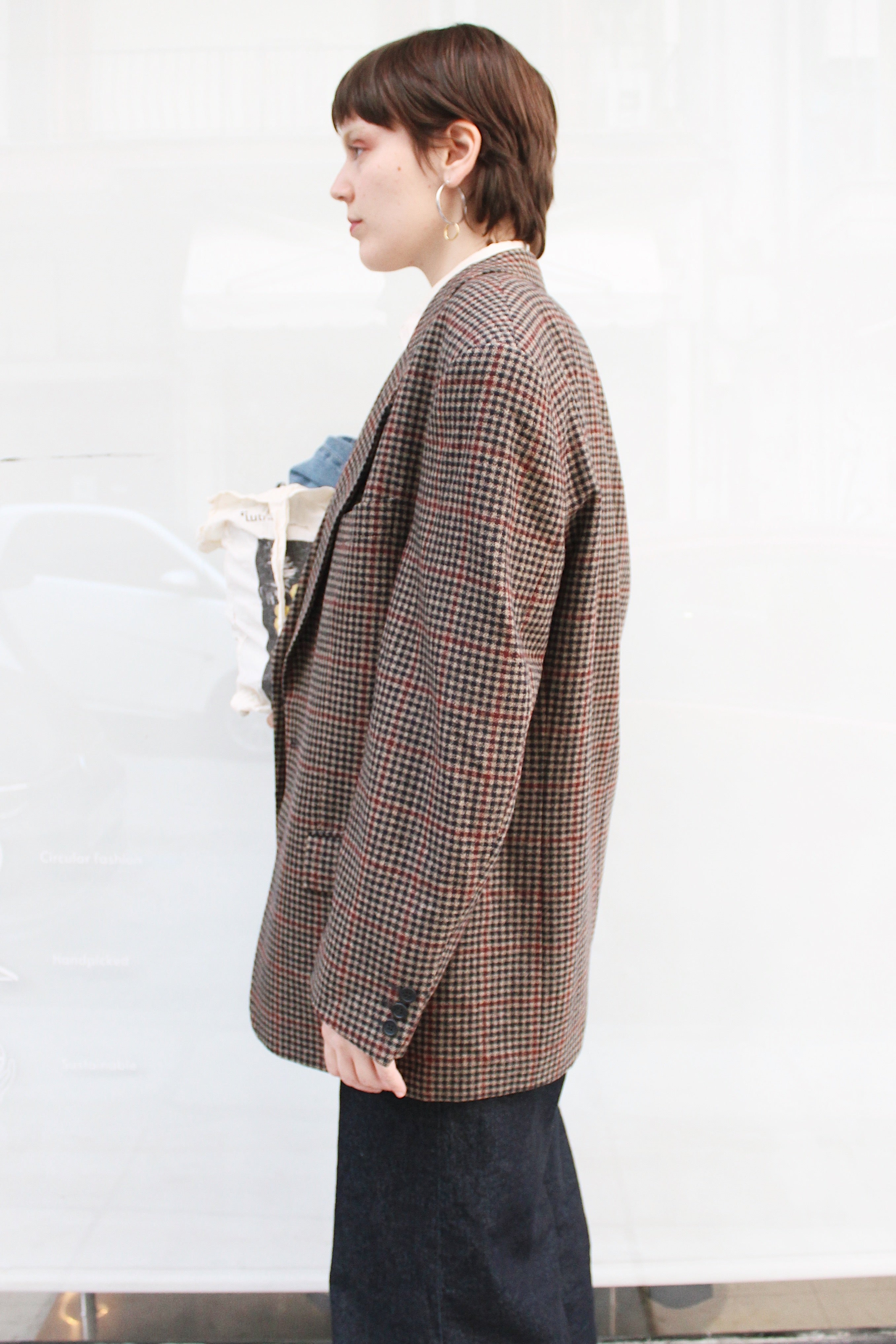 Ckeckered Blazer