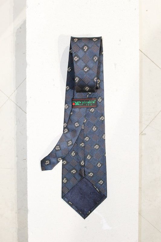 GEOMETRIC SILK TIE
