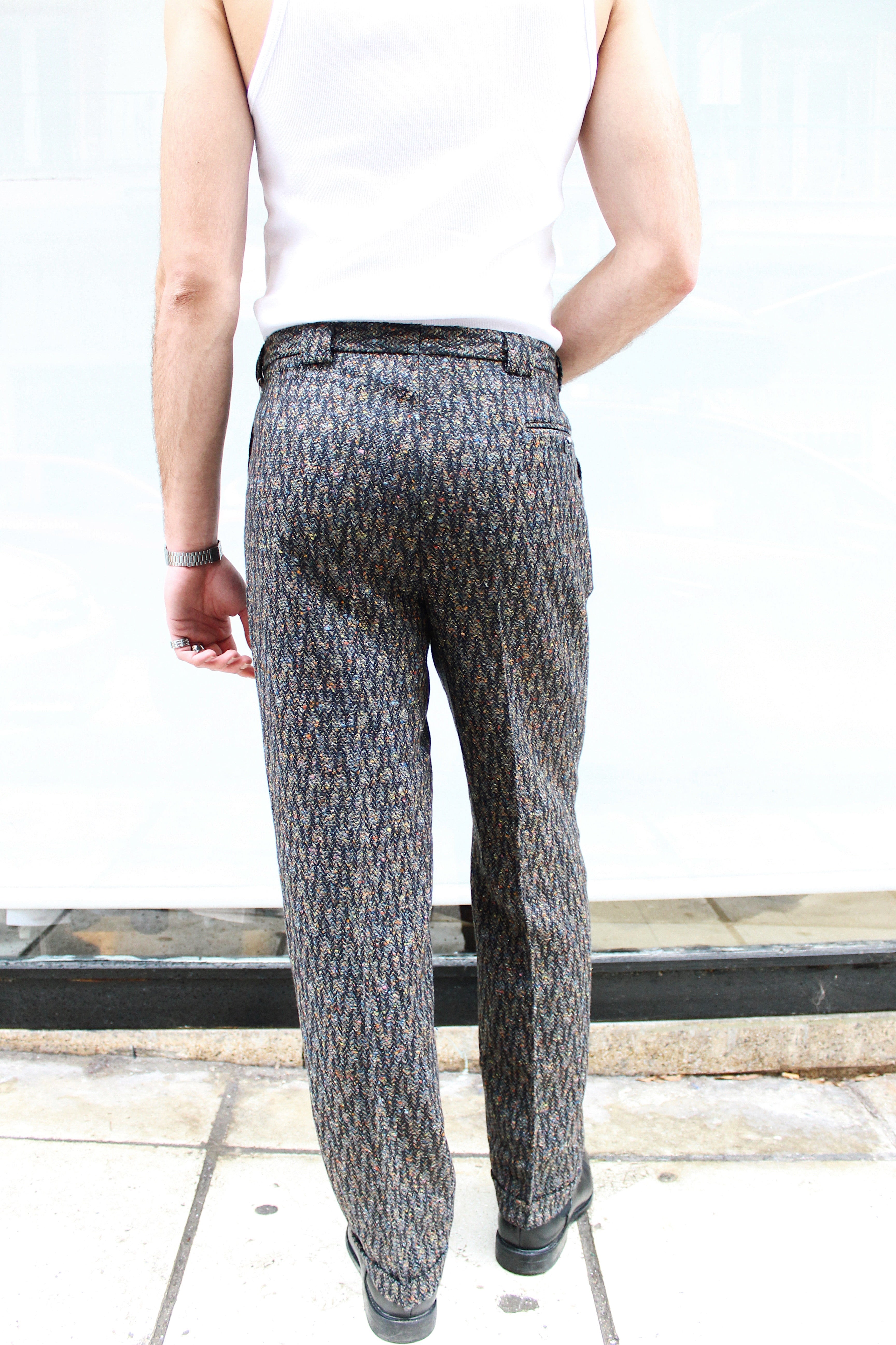 Pleated Wool Pants