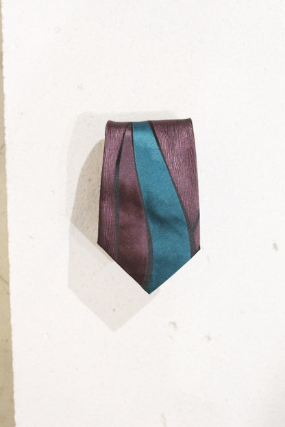 GEOMETRIC SILK TIE