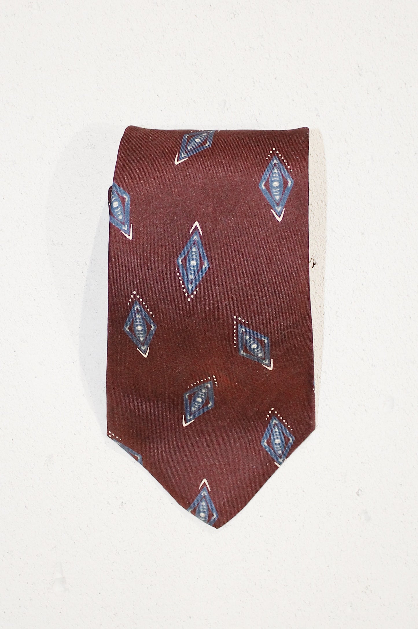 GEOMETRIC SILK TIE