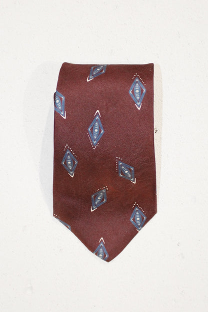 GEOMETRIC SILK TIE