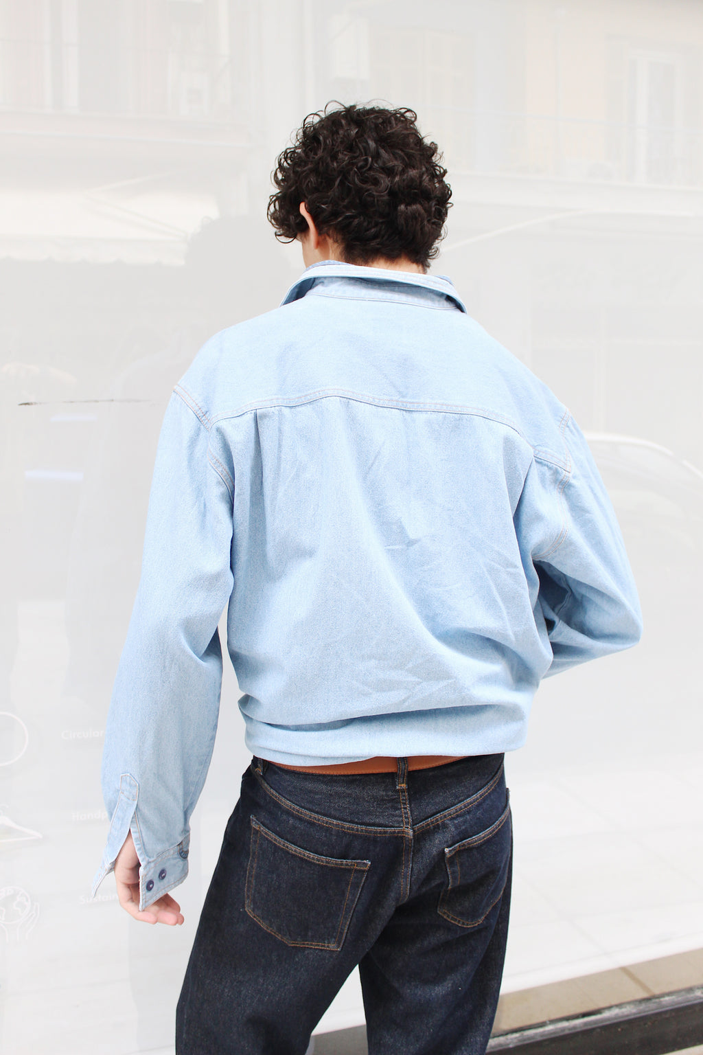 Light Blue Western Shirt