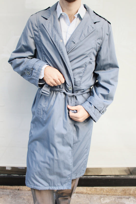 Baby Blue Trench Coat