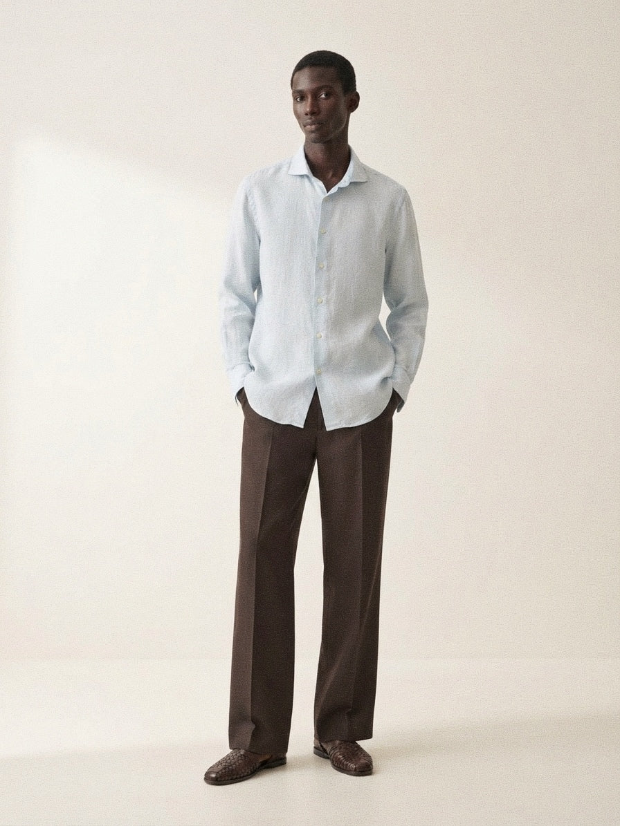 Baby Blue Linen