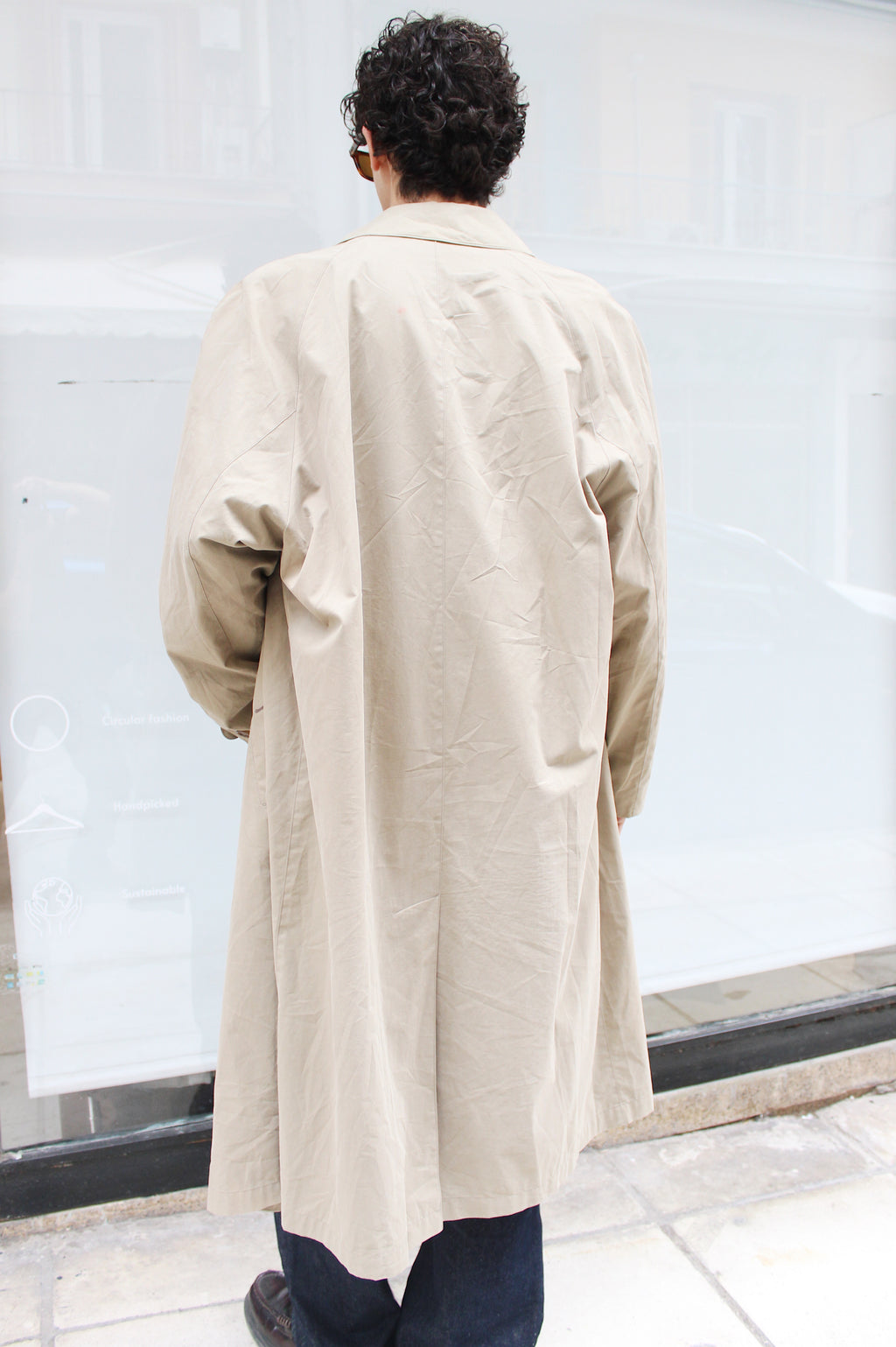 Dark Beige Trench Coat