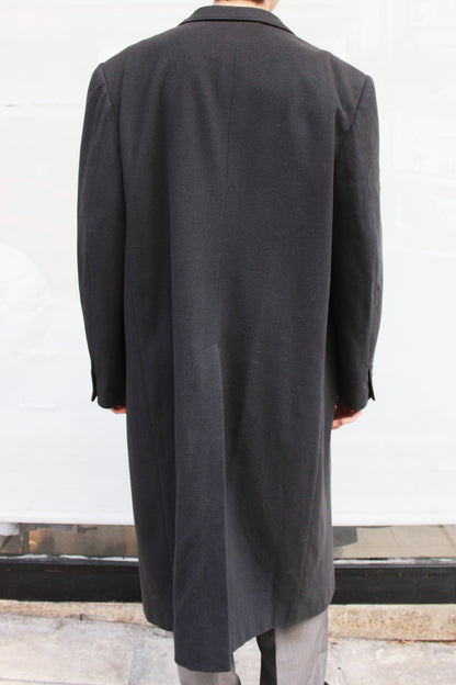 Gray Double Breasted Overcoat