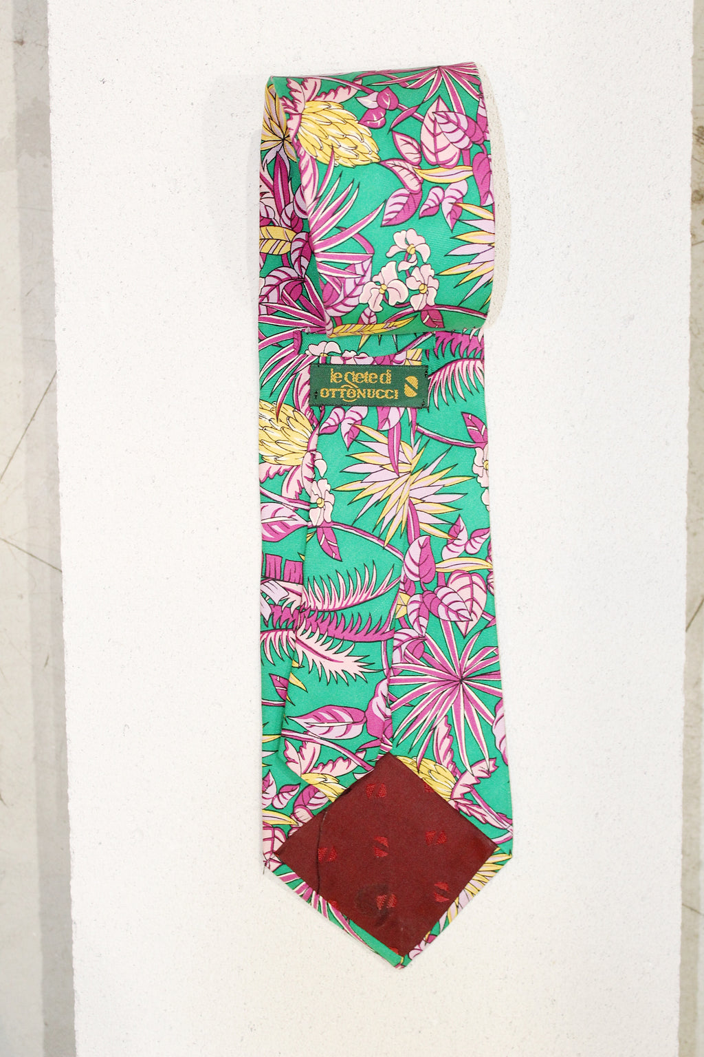 GEOMETRIC SILK TIE