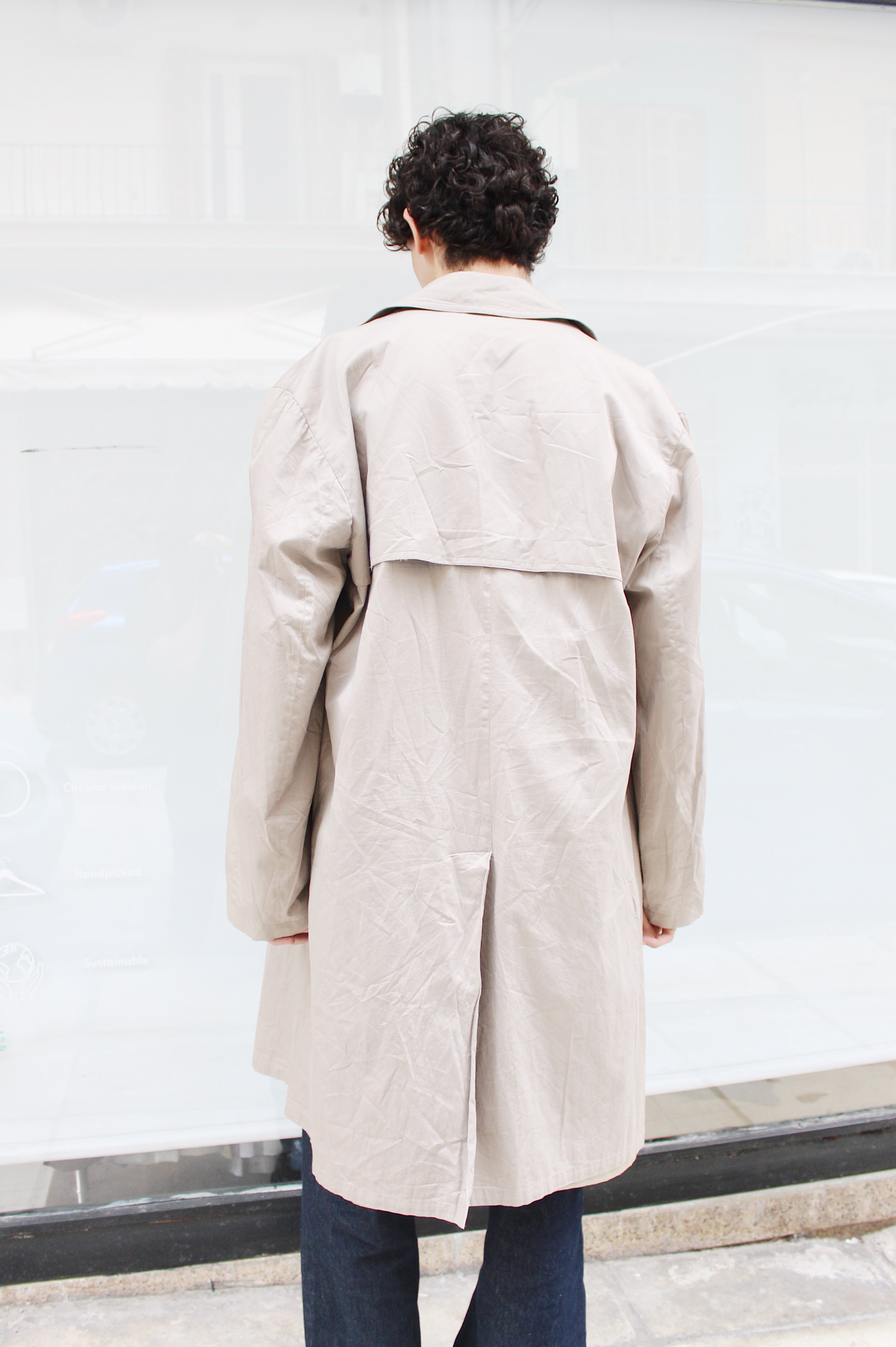 Light Beige Trench Coat