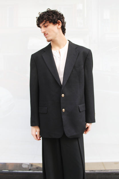 Wool Black Blazer