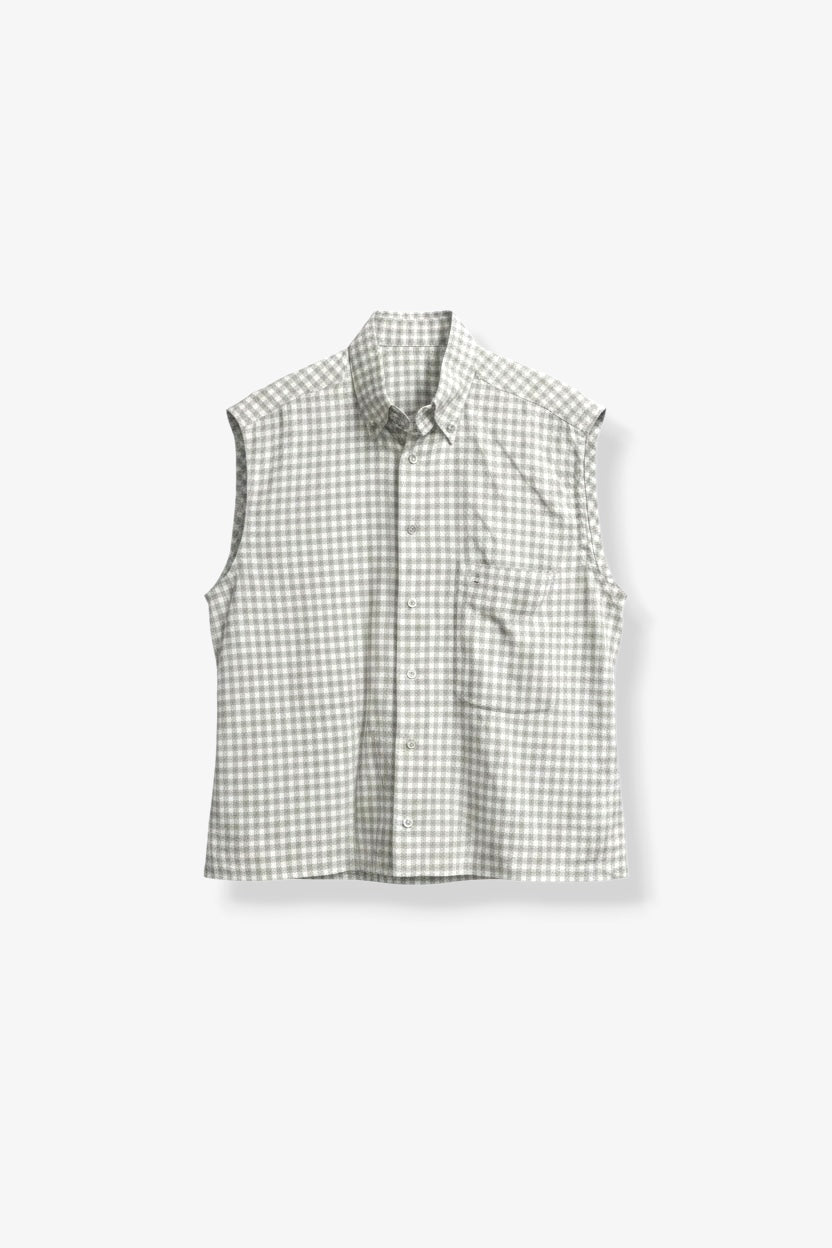 Plaid Cropped Vest