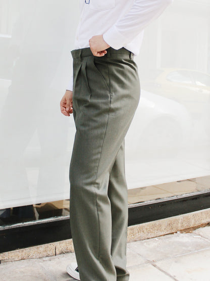 OLIVE OFFICE PANTS