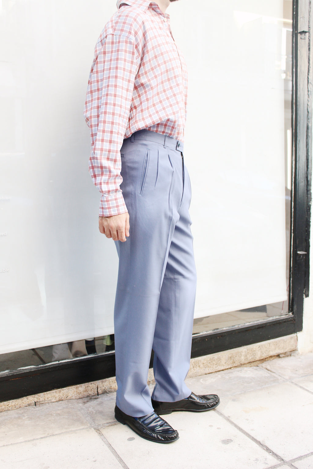 BLUE OFFICE PANTS