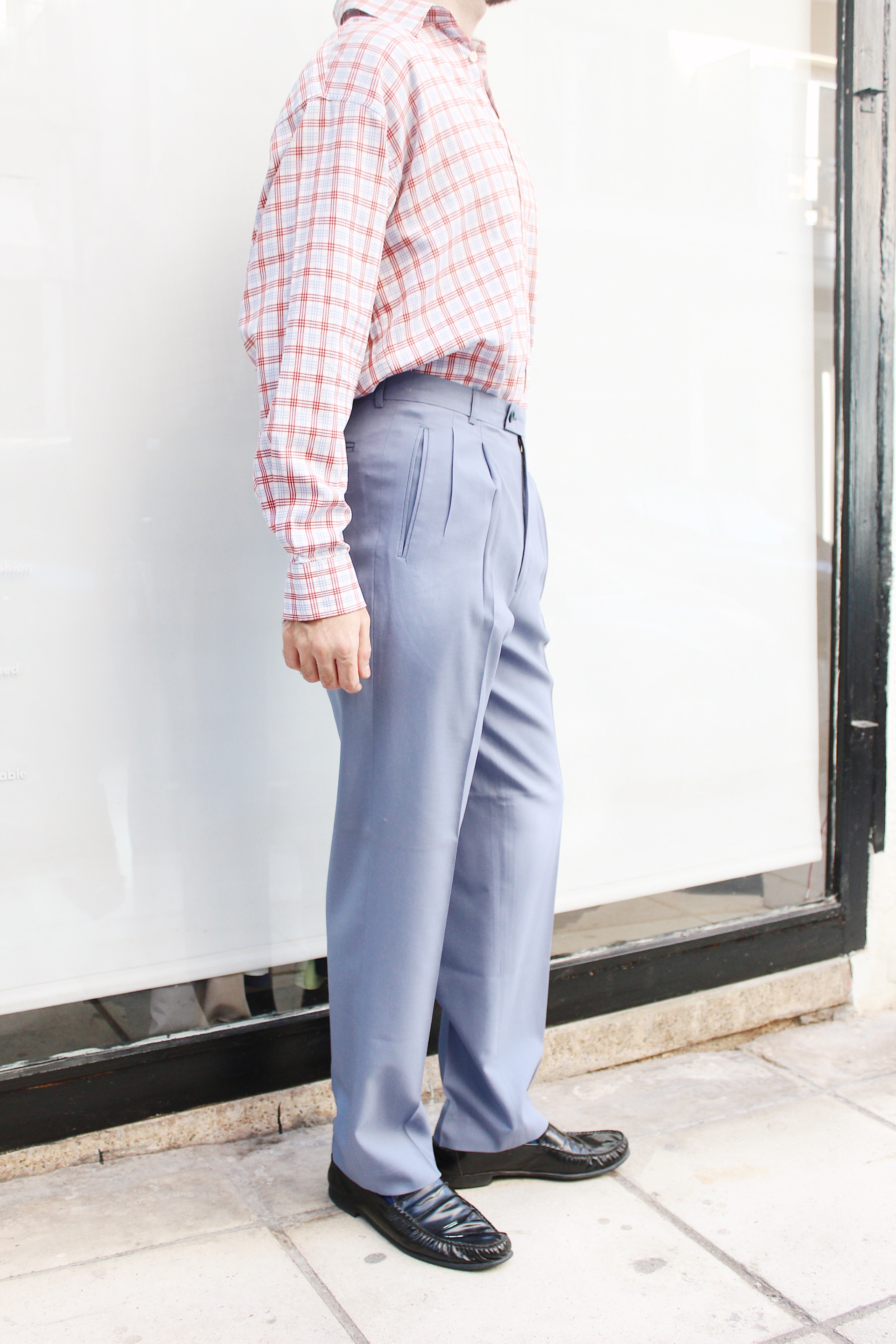 BLUE OFFICE PANTS