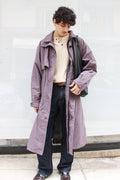 Purple Maxi Trench Coat