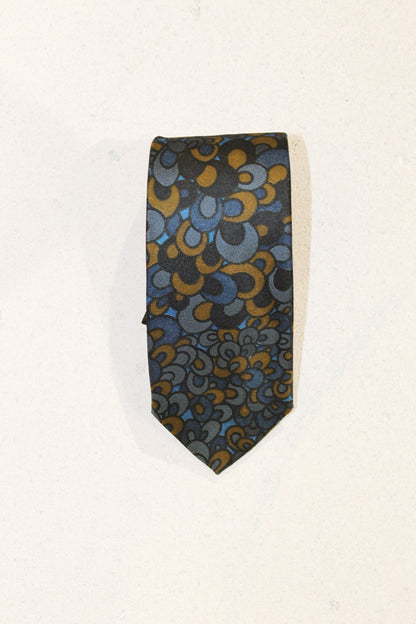 GEOMETRIC SILK TIE