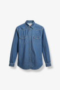 Dark Blue Western Shirt
