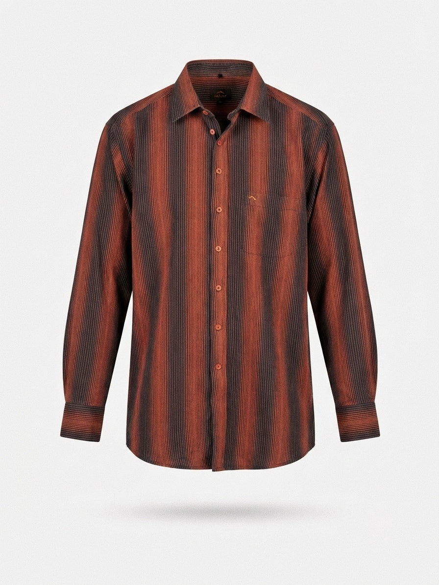 Burned Orange Striped